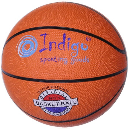 Купить Мяч баскетбольный Indigo №5 в Духовщине 