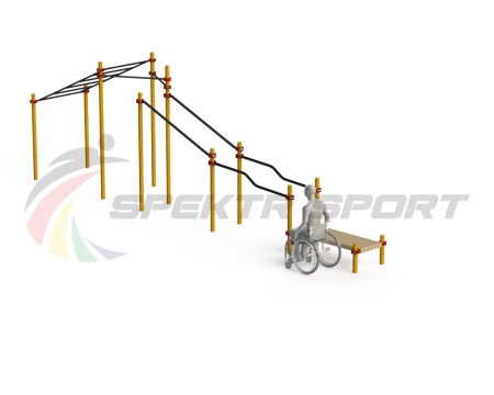 Купить Спортивный комплекс для инвалидов-колясочников WRK-D22_76mm в Духовщине 