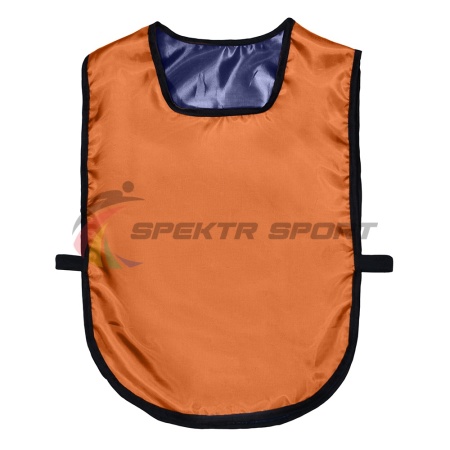 Купить Манишка футбольная двусторонняя универсальная Spektr Sport оранжево-синяя в Духовщине 
